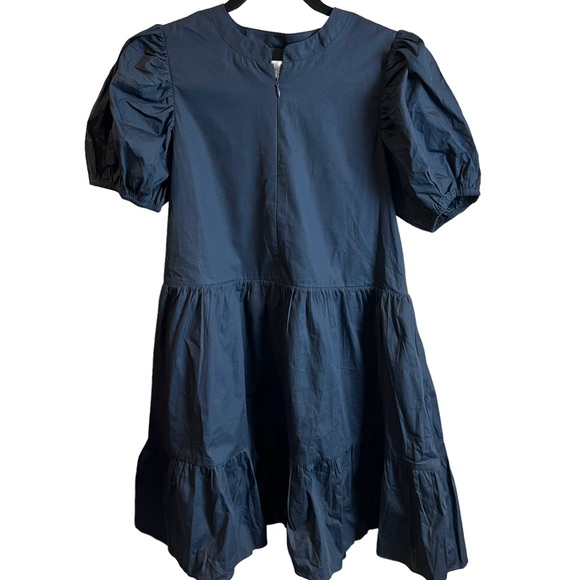 Tuckernuck Hyacinth house Zipper mini Ellie dress Ladies size xs Navy blue - Picture 2 of 11